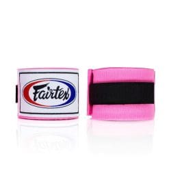 Fairtex boxing Handwraps, made of elasticated cotton. HW2 model in pink