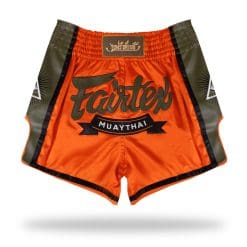 Fairtex Orange Muay Thai Shorts BS1705 Enigma front