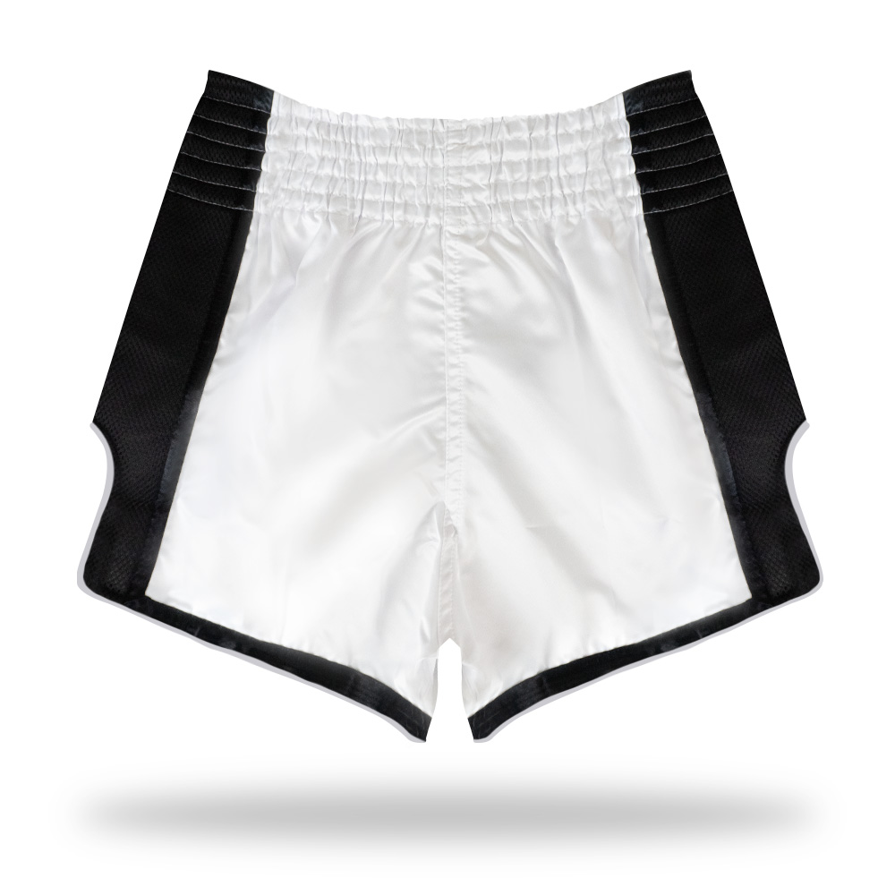 Fairtex Muay Thai Boxing Shorts – Unisex, Black/White/Red – S M L XL 3L – Made In Thailand