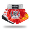 Top King Red Muay Thai Shorts TKTBS236