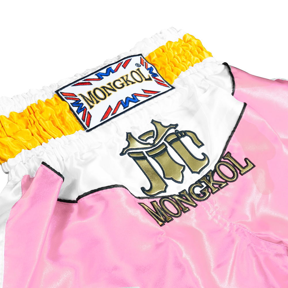 Mongkol Classic Muay Thai Shorts BSM01 pink/white