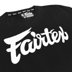 close up detail of fairtex logo black T-Shirt TS7